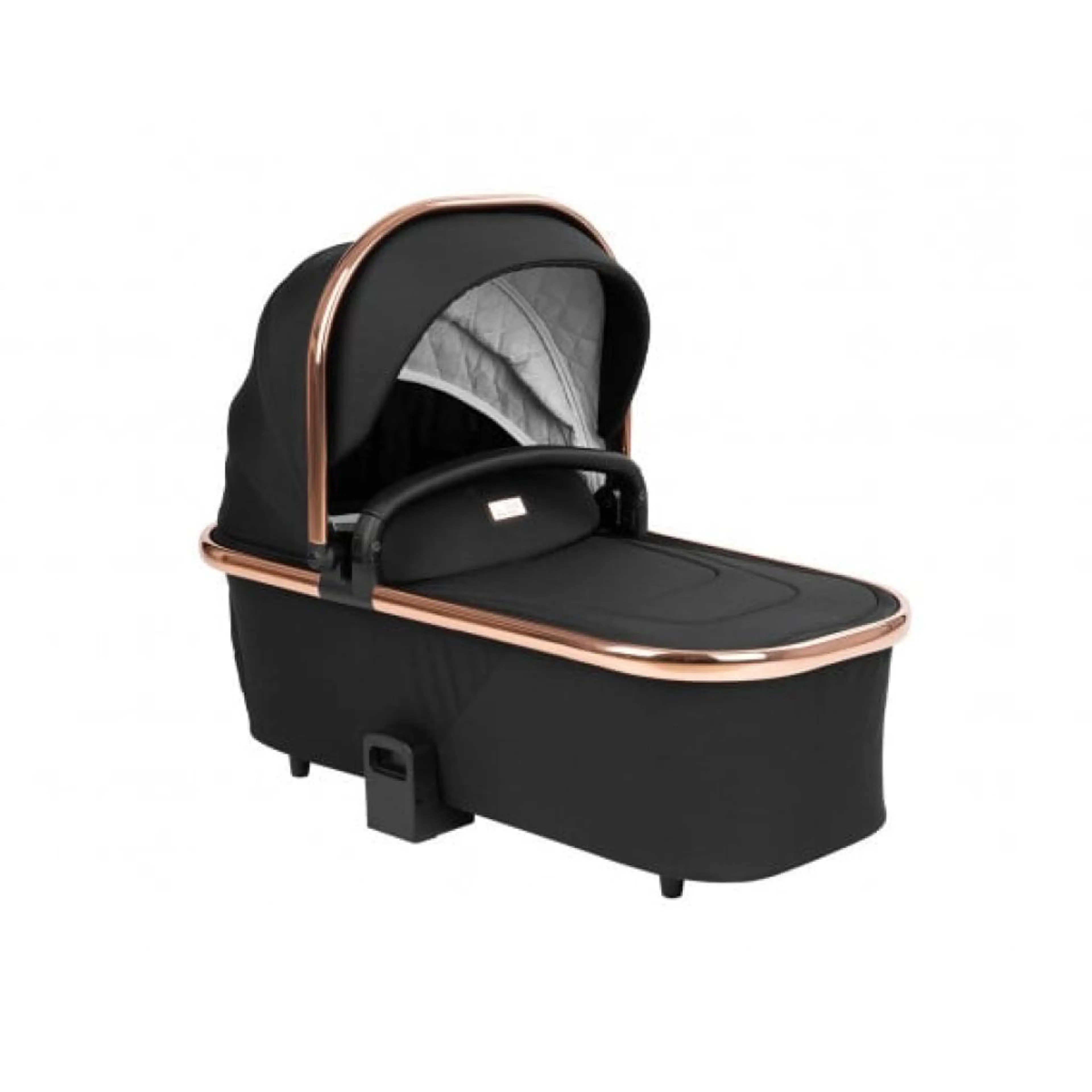 Комбинирана бебешка количка 3 в 1 Angele Chrome, черна
