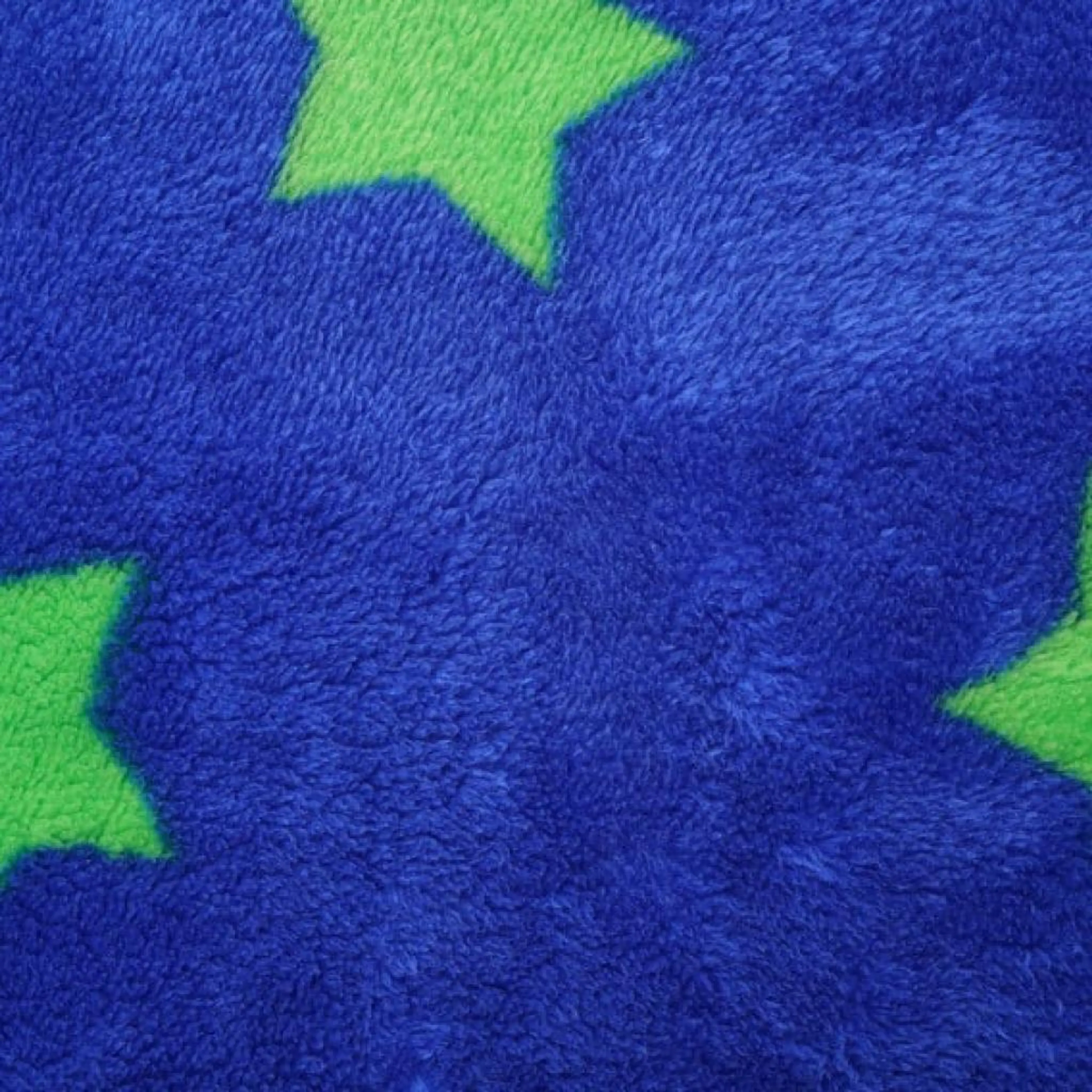 Одеяло с принт на звезди за момче синьо 